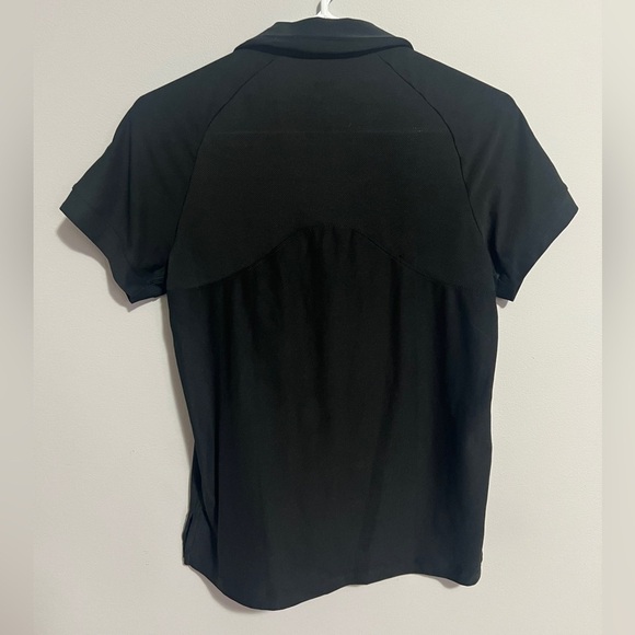 Women’s Nike Dri-fit collared shirt top black size small - Picture 2 of 9